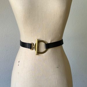 NWOT leather Talbots 70s inspired belt